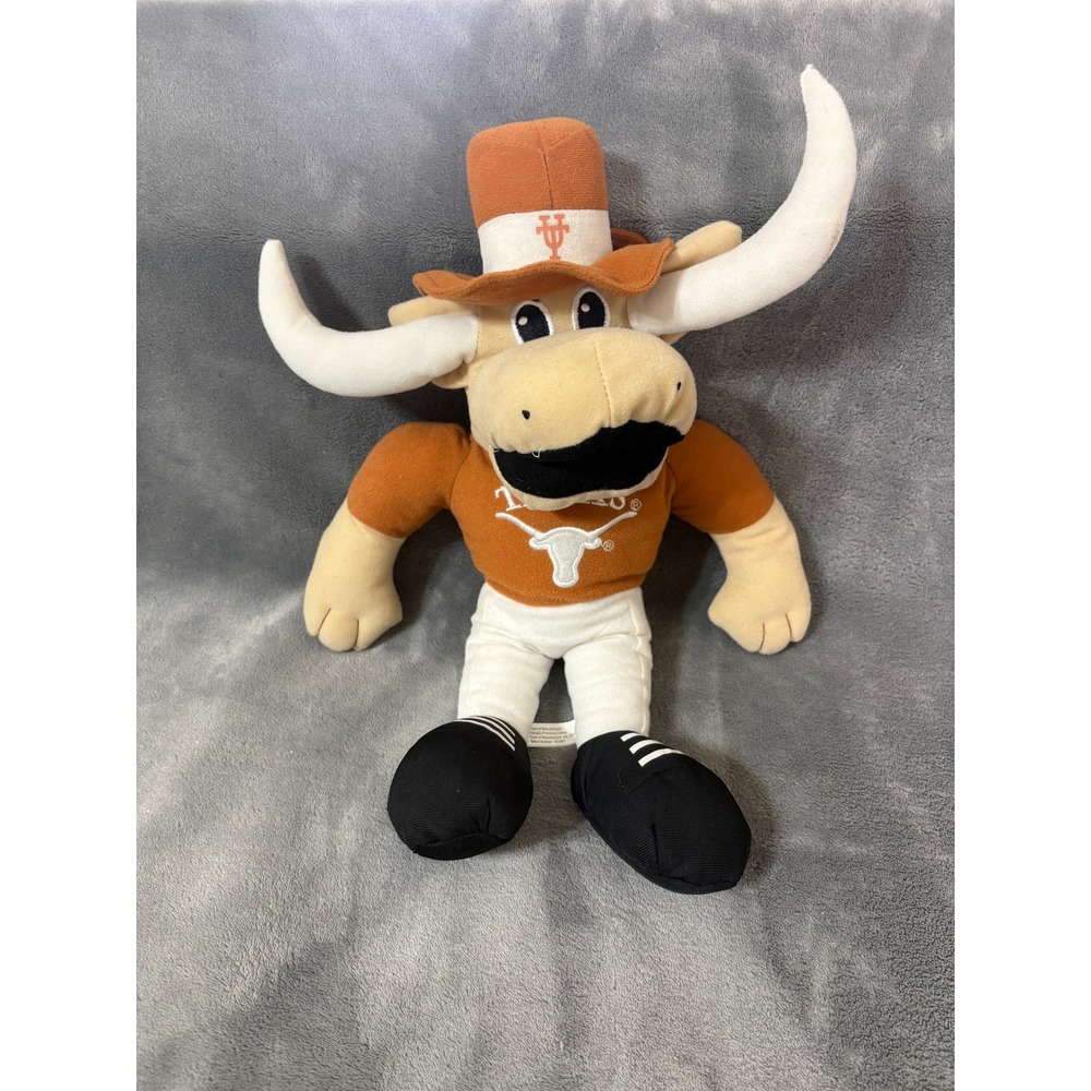 Collegiate Licensed Product Texas Longhorns Bevo Mascot Plush 16in Orange White